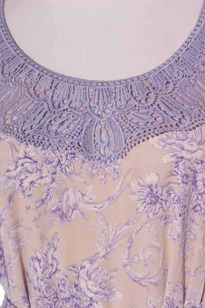 AUGUSTINE - Lavender floral lace detail dress! 14
