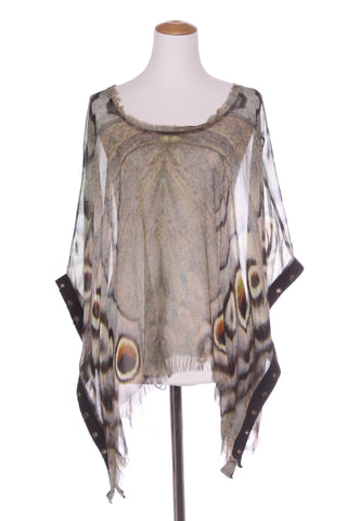 ONE TEASPOON - Moth print kimono top! 14-18