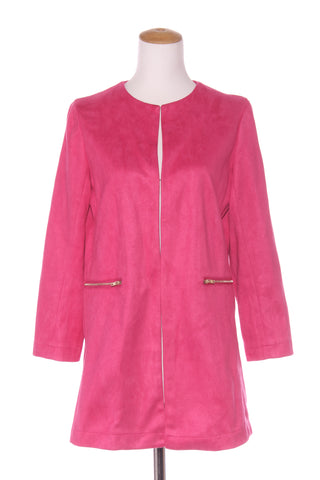 COCONUT - Pink suedette coat! 12