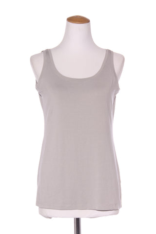 JANE DANIELS (NZ) Soft drape viscose tank - Grey! 12