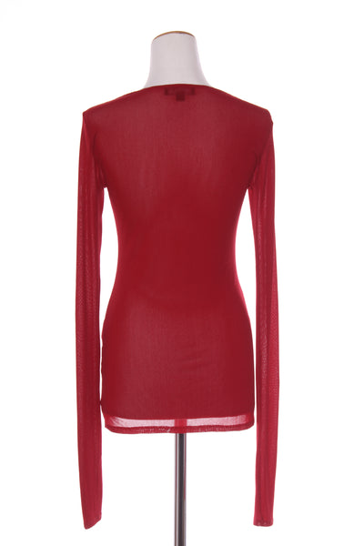 REPERTOIRE (NZ) Red L/S mesh top! 12