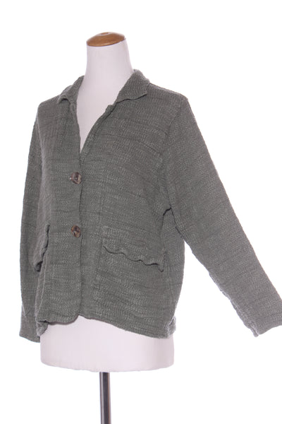 LA BOTTEGA (ITA) "Giacca agave" linen jacket! 8-16