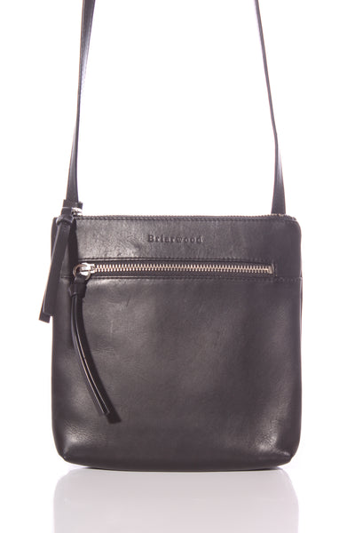 BRIARWOOD - Floral lined leather crossbody bag!