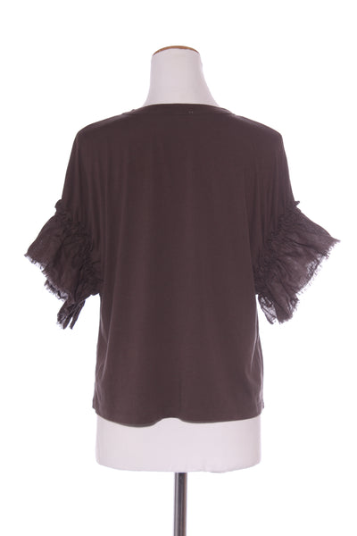 POL - Linen frill sleeve cotton top! 14