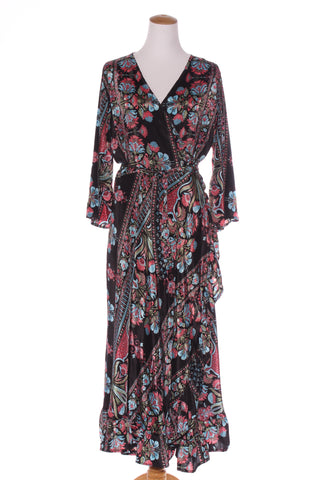 CIENNA - Paisley floral wrap dress! 16