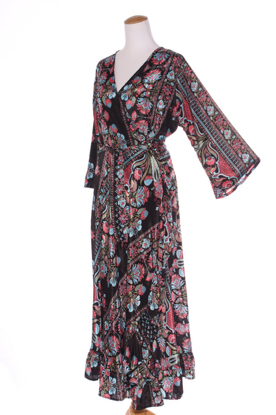 CIENNA - Paisley floral wrap dress! 16