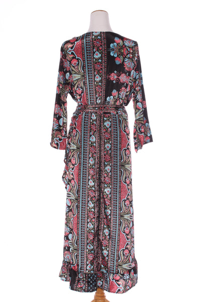 CIENNA - Paisley floral wrap dress! 16