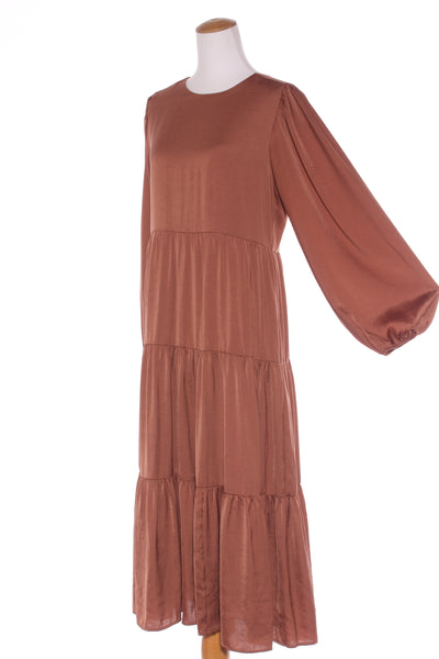 BILLIE (BN) "Sweet pea - Cinnamon" tiered midi dress! 12