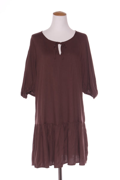 H&H (LN) Billow sleeve dress - Chocolate! 14