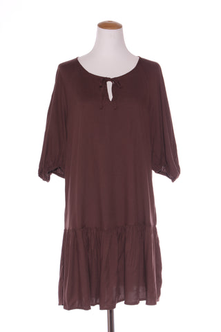 H&H (LN) Billow sleeve dress - Chocolate! 14