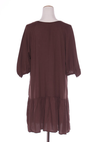 H&H (LN) Billow sleeve dress - Chocolate! 14