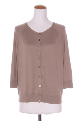 SILLS - Soft modal cotton cardi - Taupe! 12