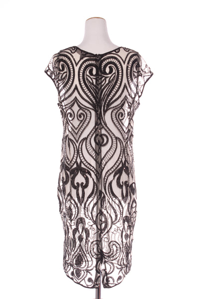 TRELISE COOPER "Soul mood" sequin mesh dress! 16