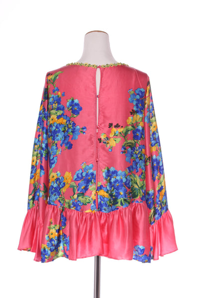 TRELISE COOPER "Acts of kindness" silk satin top! 12