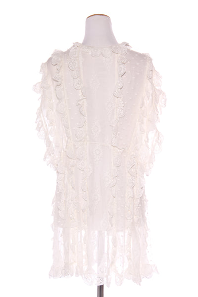 ZIMMERMANN "Valour scallop ruffle" mini dress! 12