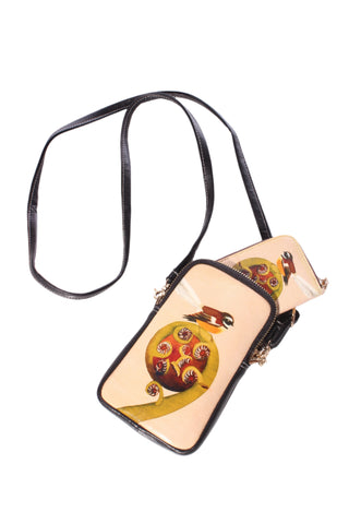 CAROLYN JUDGE (LN) NZ - Fantail + Koru bag + card holder purse!