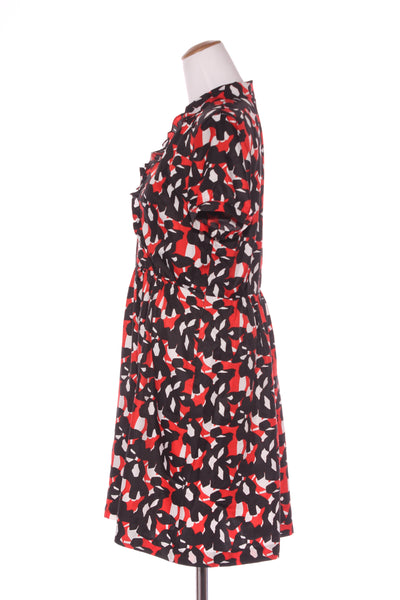 HI THERE By Karen Walker - Ruffle print dress! 12