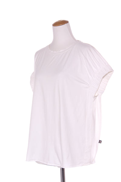 BLACKLIST - Elasticated sleeve white tee! 14