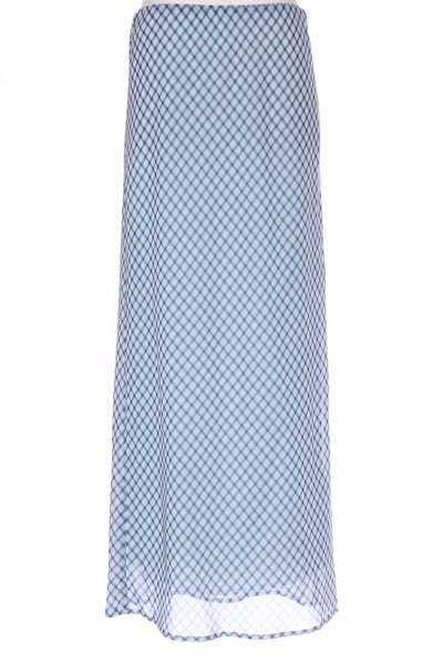GLASSONS - Bluer plaid chiffon maxi skirt! 14