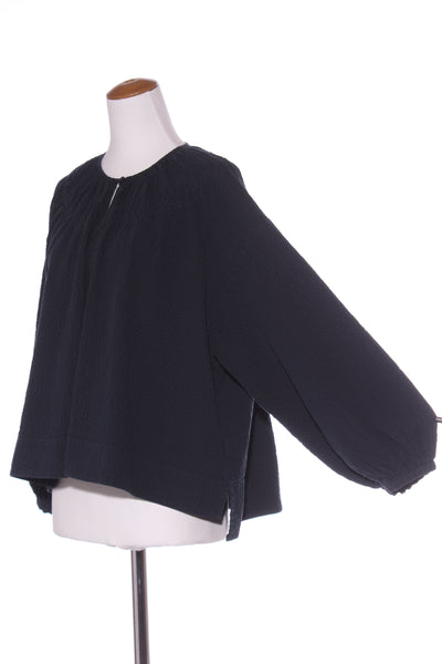 COS - Textured cotton billow sleeve top! 14