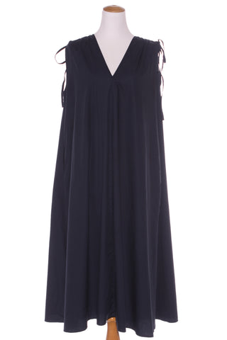 RICOCHET (NZ) Drawstring detail dress with pockets - Navy! 12