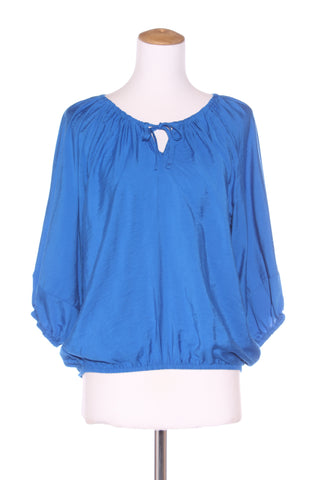 JEANSWEST - Puff sleeve blue top! 8-10