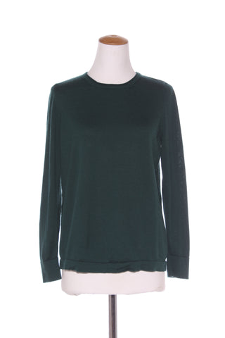 ELLA J - Forest green merino top! 14