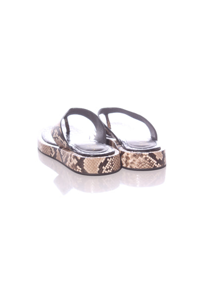 HAEL & JAX "Dignified" neutral snake sandals! 40