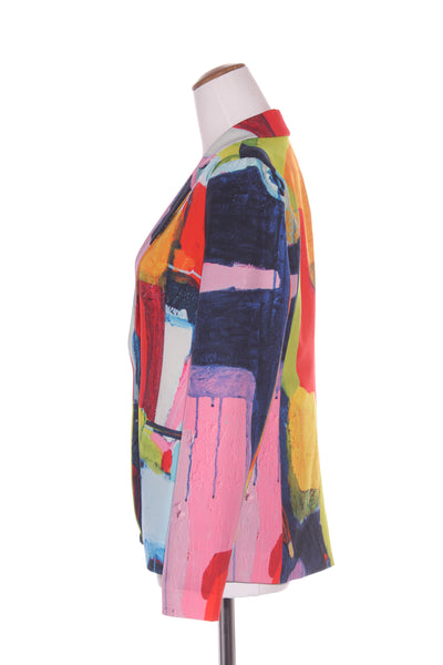 CLAIRE DESJARDINS - Abstract print blazer! 12