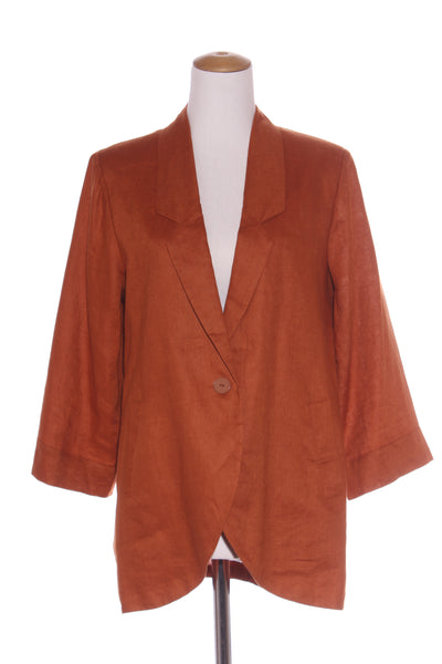 NYNE (LN) NZ "World" linen blazer - Rust! 12