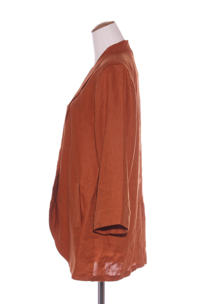NYNE (LN) NZ "World" linen blazer - Rust! 12