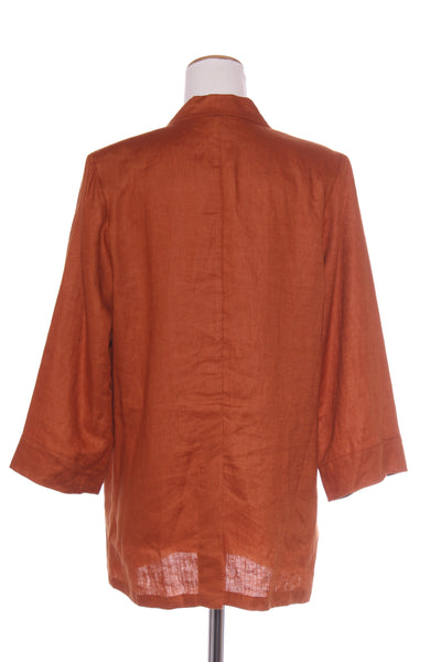 NYNE (LN) NZ "World" linen blazer - Rust! 12