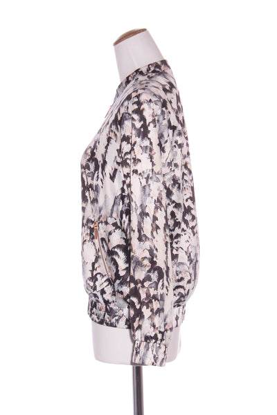 VASSALLI - Watercolour print satin bomber jacket! 8-10
