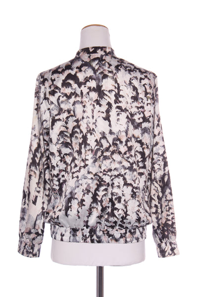 VASSALLI - Watercolour print satin bomber jacket! 8-10