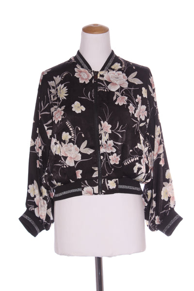 DECJUBA - Floral satin bomber jacket! 10