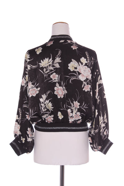 DECJUBA - Floral satin bomber jacket! 10