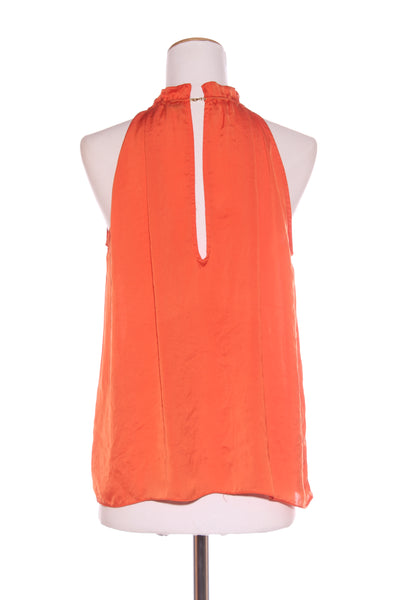ZARA - Satin high neck top - Orange! 12