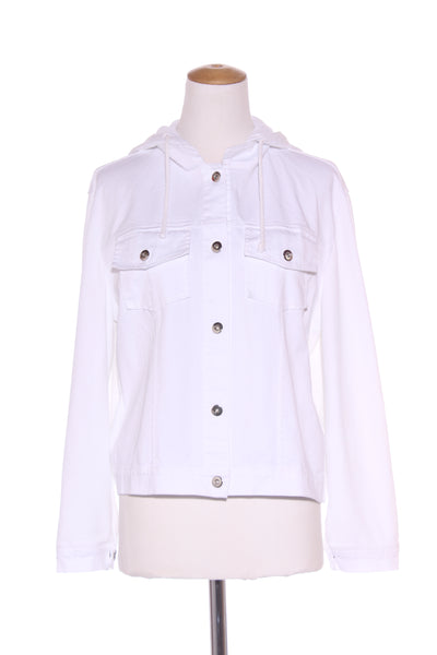 CARRÉ NOIR (LN) Hooded denim + sweater jacket! 12