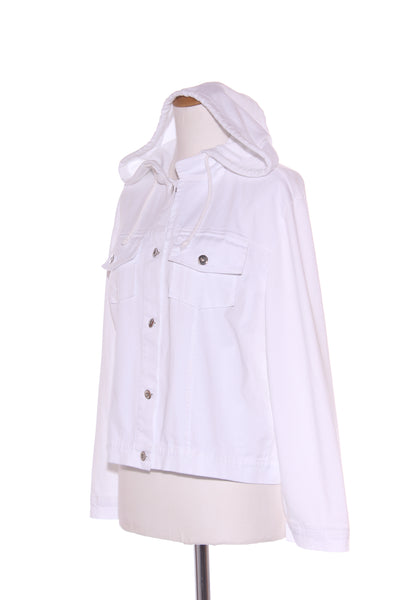 CARRÉ NOIR (LN) Hooded denim + sweater jacket! 12
