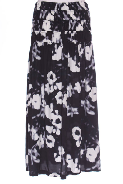 BRIARWOOD (NZ) Blurred print shirred waist maxi skirt! 14