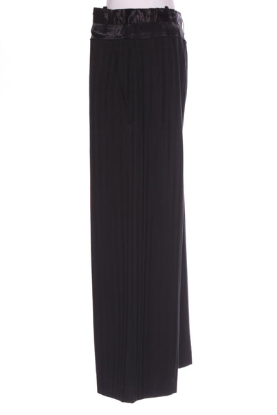ANN DEMEULEMEESTER - Wide leg satin waist pant! 14