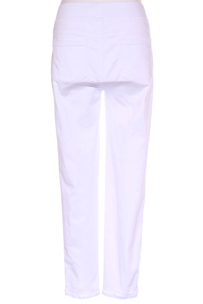 ELLA J (LN) White studded pull on jeans! 10