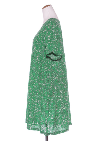 KILT (NZ) Green floral seersucker cotton dress! 12