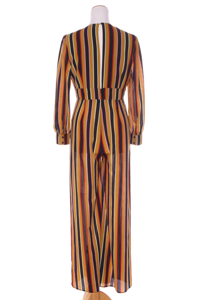 GLAMOROUS - Mustard stripe wide leg jumpsuit! 12