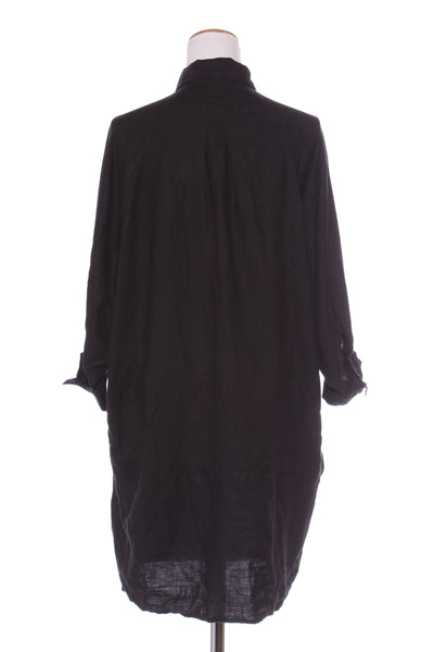ANDREA & JOEN - French linen shirt dress + pockets! 12