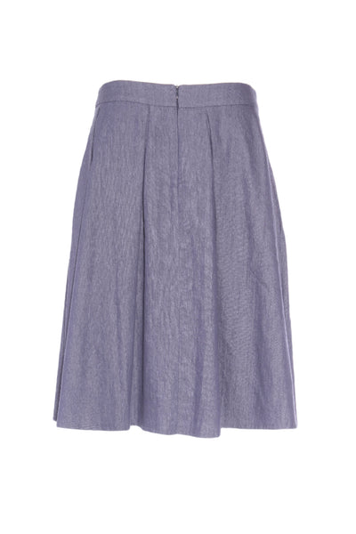 NIFE (PL) Chambray pleat skirt with pockets! 12