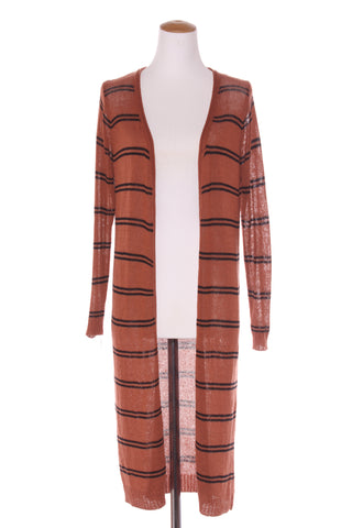 PAPER HEART - Rust stripe knit cardi! 12