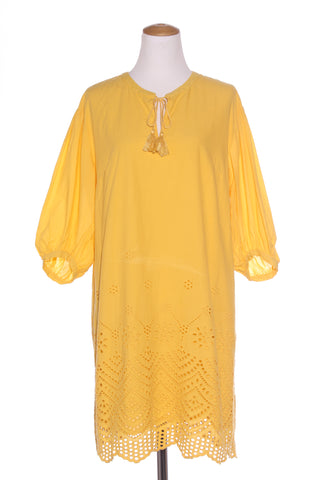 GERRY WEBER - Yellow broderie cotton dress! 12