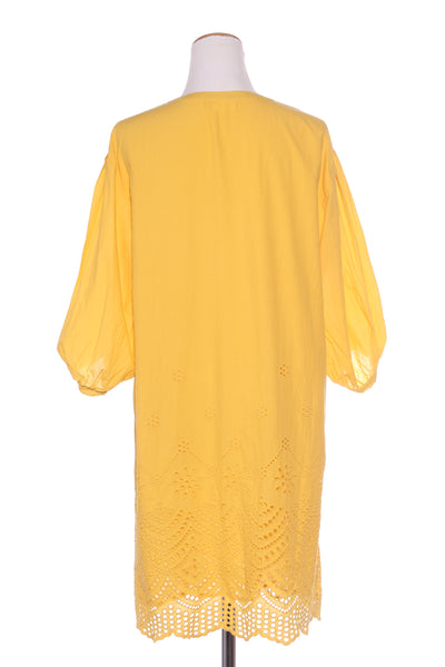 GERRY WEBER - Yellow broderie cotton dress! 12