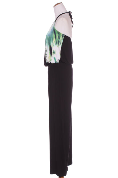 D'ARC - Vintage contrast panel viscose jumpsuit! 10-12